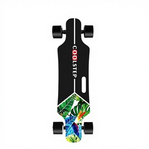 Patinete Eléctrico de Cuatro Ruedas con Control Remoto, Diseño de Pez, Doble Tracción, Plegable, Plataforma de Madera de Arce, Capacidad de Carga de 150 kg - Product Image 4