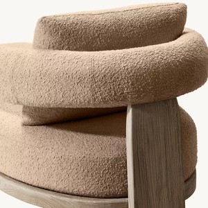 Ensemble de meubles d'extérieur <span class=keywords><strong>en</strong></span> teck au design moderne, ensemble de canapés <span class=keywords><strong>en</strong></span> teck avec coussins pour jardin, patio, cour, hôtel, villa, salon - Product Image 4
