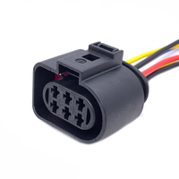 Koil pengapian otomatis, colokan Sensor klakson konektor tahan air dengan VW kabel untuk VW 2/3/4/5/6/8/10 Pin 3.5mm
