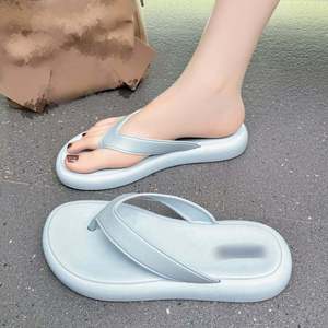 2026 New Women Platform Flip Flops Advanced Texture Summer Thick Sole Beach Sandals Outdoor Vacation <b>Slippers</b> - Product Image 3