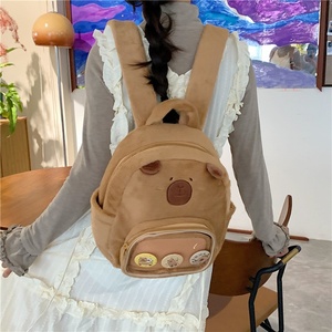 Zaino per Bambini a Forma di Capibara Kapibala di Alta Qualità per Età 14+ Anni, Simpatica Borsa Scolastica per Studenti Prodotta in Cina - Product Image 3