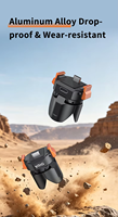 Tripod Lepas Pasang Cepat Tipe-C untuk DJI Osmo Pocket 3/4/4 Pro, Penyangga Mini Aluminium Alloy Buka Tutup Otomatis