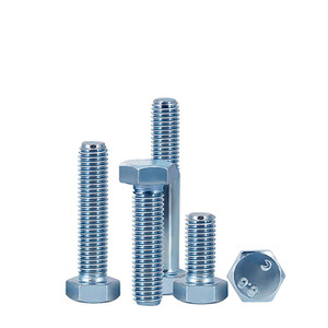OEM ODM Acero al carbono UNC UNF HDG ZINC NEGRO ASTM 1/4 1/2 2 pulgadas a193 a325 A490 pernos hexagonales de media rosca completa - Product Image 5