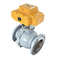 Vanne à boisseau sphérique excentrique WCB, Vanne d'eau manuelle, Raccord à bride résistant à l'usure, Haute température DN15-DN200 pour l'industrie lourde OEM