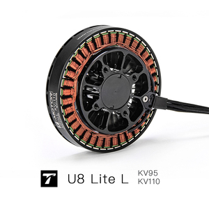 Moteur sans balais U8 Lite L <span class=keywords><strong>K95</strong></span>/110 pour multirotor UAV, système d'alimentation à haute efficacité pour drones industriels et de cartographie - Product Image 4