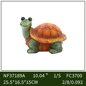 Sculpture de jardin en résine, figurine de <span class=keywords><strong>tortue</strong></span> de dessin animé mignonne, ornement de table pour la décoration intérieure et extérieure de la maison - Product Image 2