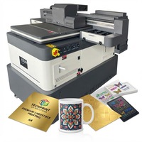Imprimante UV à plat de haute qualité 6090C avec 4 têtes d'impression I3200, équipement d'impression UV avec mesure de hauteur anti-collision