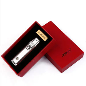 Jobon ZB980 Allume-cigare moderne <span class=keywords><strong>en</strong></span> métal verrouillable et coupe-vent Double charge directe Butane <span class=keywords><strong>Carburant</strong></span> Vente <span class=keywords><strong>en</strong></span> gros - Product Image 5