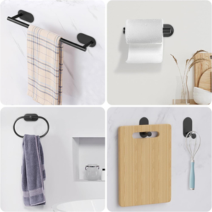 Set di Accessori Moderni per Bagno, Vendita Calda, Altri Componenti per Cucina, Hotel, Appartamento, Senza Foratura per Decorazione del Bagno - Product Image 2
