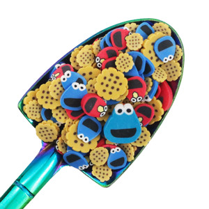 100G Phim Hoạt Hình Nhân Vật Màu Đỏ Màu Xanh Ếch Cookie Mix Polymer Đất Sét Sprinkles Lát Cho Chất Nhờn Phụ Tự Làm Đất Sét Thủ Công Móng Tay Nghệ Thuật - Product Image 2