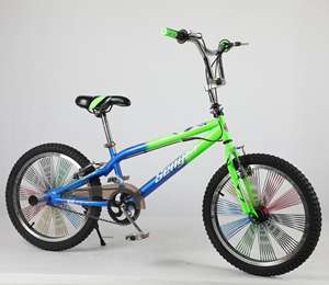 Vélo Hongteng 20 pouces à vitesse unique, freins V doubles, cadre en acier, performance optimisée avec pédales standard - Product Image 2