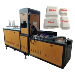 Automatic Shell Type Rice Paper Food Box Machine Meal Box Machine Hamburger Box Making Machine
