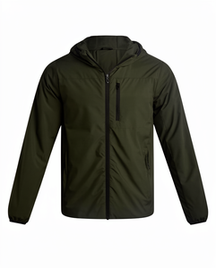 Veste coupe-vent imperméable personnalisée pour homme, à capuche, tactique, légère, pour activités de plein air, manteau de pluie, vêtements de sport 2026 - Product Image 1