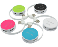 FOCUS baru murah grosir hadiah promosi USB Hub kustom Logo USB Hub dengan Stan telepon hadiah hadiah