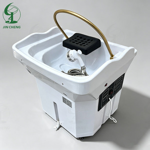 JINCHENG - Lavacabezas de Plástico Multifuncional Moderno para Salón de Belleza, Duradero y Portátil - Product Image 4