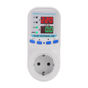 Liu Yi LYP-16 Metering Socket 220V 1 Outlet Voltage Current Display Overload Protection Home Use - Product Image 1