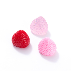 Precio de fábrica: Juguete antiestrés de fresa, colorido, con textura de barro, pequeño regalo de dibujos animados para niños, juguete de amasar y apretar con forma de comida, ideal para regalo de Navidad. - Product Image 2