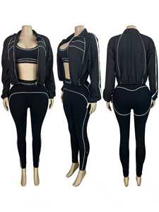 Conjunto Deportivo de <span class=keywords><strong>Dos</strong></span> Piezas 2025, Ropa de Moda, Pantalones Deportivos, Conjunto de <span class=keywords><strong>Dos</strong></span> Piezas para Mujer, Ropa de Yoga, Conjunto de Leggings - Product Image 2