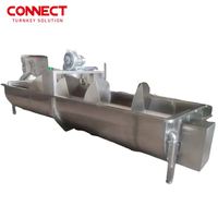 Automatique Acier Inoxydable 304 Volaille Poulet Canard Abattage Traitement Vis Spin Spirale Refroidissement Par Eau Machine De Refroidissement