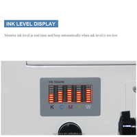 Impresora de Inyección de Tinta UV QY A3 DTF U31 DX7 de 30CM para Etiquetas de Cristal, Control de Pantalla Táctil, Impresión Automática