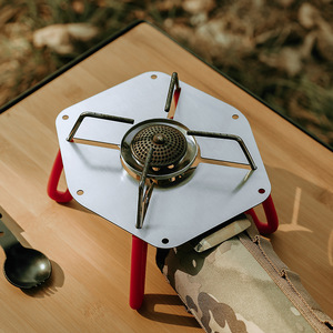 Scudo termico per stufe in acciaio inossidabile, pannello isolante per stufe esterne, dispositivo di protezione termica per campeggio - Product Image 1