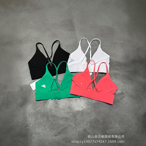 Reggiseno Sportivo Asimmetrico Yj863 con Spallina Irregolare, Sensazione Nuda, Ecologico, per Yoga, Corsa e Palestra, Logo Frontale - Product Image 5