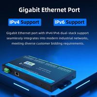 Gateway Industrial IoT de 16 Puertos RS485 a Gigabit Ethernet, Adquisición de Datos de Alta Velocidad, Compatible con Protocolos Modbus, MQTT y WebSocket