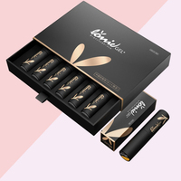 Boîte cosmétique faite sur commande d'emballage de brillant à lèvres d'emballage pour le brillant à lèvres liquide avec le logo