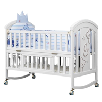 Lit bébé multifonction confortable blanc, lit bébé pratique à côté du lit, berceau pour bébé, lits superposés pour nouveau-nés