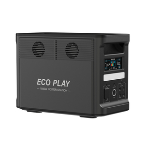 Ecoplay 1800 Wát Trạm điện cầm tay với 1536wh LiFePO4 pin, công suất lớn năng lượng mặt trời Máy phát điện với 4000 + Phí chu kỳ - Product Image 1