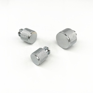 Furniture Cabinet Kitchen Home Bedroom <strong>Drawer</strong> Knurling Chrome <strong>Knob</strong> Handle Pull - Product Image 1