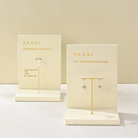 FANXI présentoir de boucles d'oreilles moderne support de boucle d'oreille en or présentoir de comptoir présentoir de bijoux en T