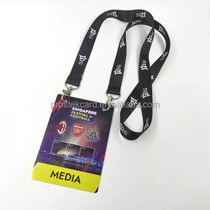 Nuevas insignias <span class=keywords><strong>de</strong></span> Evento <span class=keywords><strong>de</strong></span> tarjeta <span class=keywords><strong>de</strong></span> identificación <span class=keywords><strong>de</strong></span> <span class=keywords><strong>PVC</strong></span> personalizadas, pases VIP con cordón abierto - Product Image 1