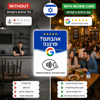 Support de carte de visite Google NFC en acrylique étanche pour restaurants, cafés, bars, hôtels, salons – Vente en gros à prix dégressif