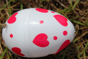 Nuovo Design colore personalizzato apertura plastica 4*6 torsione uovo giocattolo per bambini decorazione scena uovo dipinto pasqua - Product Image 3