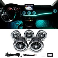 W176 EQS Style évents avant 12 couleurs LED lumière ambiante pour mercedes-benz classe A 2013-2018 CLA W117 W246 GLA X156 sortie d'air