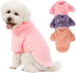 Großhandel 3er-Pack Hundepullover Weiche Warme Winter-Welpenkleidung für Kleine Hunde und Katzen - Product Image 3
