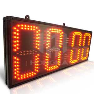 [Hong Hao] moderne 12/24 <span class=keywords><strong>mural</strong></span> 8 pouces LED rouge horloge numérique industrielle télécommande minuterie LED intérieure - Product Image 6