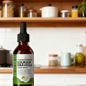 Integratore liquido vegetariano completamente naturale clorofilla gocce di zucchero senza OGM liquido orale per adulti adolescenti Soursop Graviola - Product Image 2