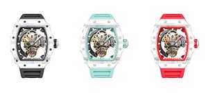 Nouvelle arrivée Montre mécanique automatique pour homme en forme de baril, luxe, étanche, OEM ODM, montres personnalisées - Product Image 6