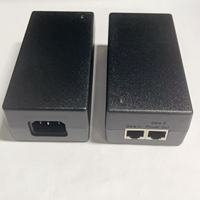 Injecteur PoE actif 56VDC 1.07A59.92W Adaptateur PoE IEEE802.3AT 10G Alimentation PoE avec câble EU pour caméra CCTV Réseau Wifi