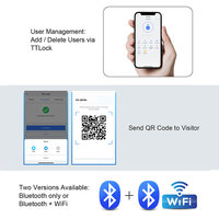 TTlock APP SDK V6-QR Yüz Tanıma QR Kodlu Erişim Kontrol Sistemi Su Geçirmez 13.56Mhz Mifare RFID Kart Okuyucu Kontrol Kapısı