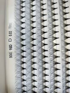 Bandeja de extensiones de pestañas sintéticas OEM CAMELLIA 16D XL 15/17mm mejoras de belleza sin irritación hechas en Vietnam - Product Image 5