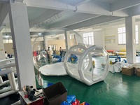 Grande maison bulle gonflable de qualité commerciale, tente bulle gonflable