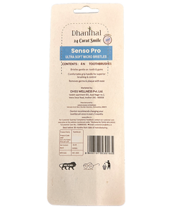 Cepillo de Dientes Senso Pro para Cuidado Bucal Diario, Compre 2 y Lleve 2 Gratis, con Cerdas Ultra Suaves, Mango de Agarre Cómodo y Limpieza Suave de las Encías - Product Image 3