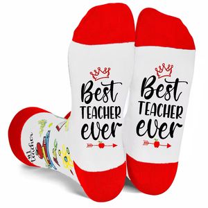 Personalised English Letter Best Dad Mom Letter Breathable Eco-Friendly Casual Women Men Novelty Funny Crew <strong>Socks</strong> Body Cuff - Product Image 5