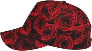 หมวกเบสบอลลายดอกกุหลาบ5แผงหมวกโพลีเอสเตอร์100% หมวกพ่อพิมพ์ลายทั่วทุกมุมปรับขนาดได้สำหรับแฟชั่นกลางแจ้ง - Product Image 2