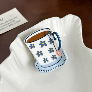 Dowell pháp teacup <span class=keywords><strong>Acrylic</strong></span> tóc Claw <span class=keywords><strong>Clip</strong></span> vuông sử dụng hàng ngày trang trí cô gái Châu Âu Mỹ nhựa tóc phụ kiện Quà Tặng - Product Image 6