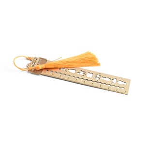 Marcapáginas de Metal Hueco con Logotipo Personalizado, Marcapáginas con Borla para Estudiantes, Amantes de la Lectura, Tienda - Product Image 3