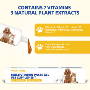 Vente en gros de suppléments nutritionnels multivitaminés Oligo-éléments minéraux Nutrition Pet cat Nutritional Paste Gel - Product Image 4